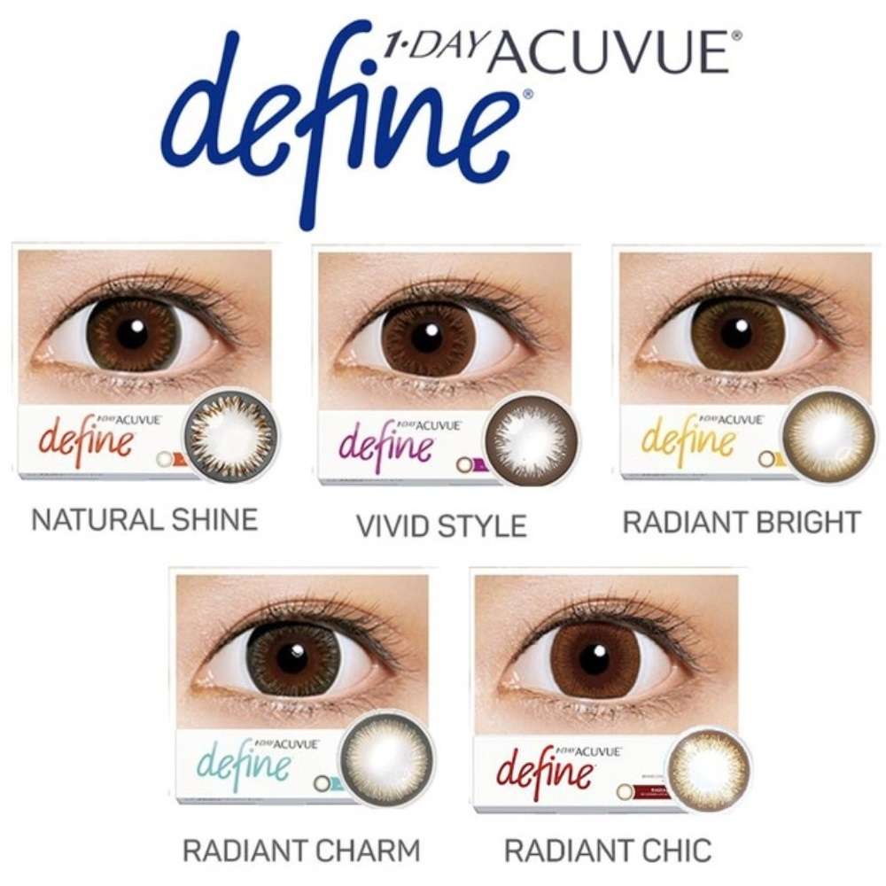 Jual Soflen Acuvue Define 30pcs All Color / 1 Day Acuvue Define ...
