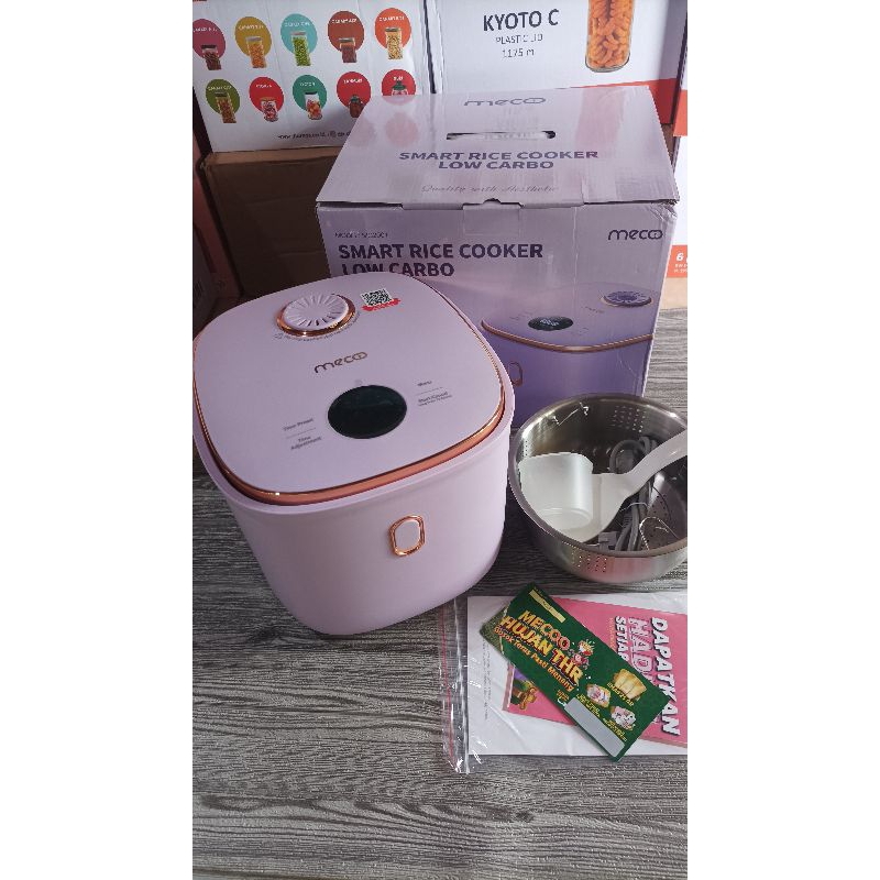 Jual Mecoo Aesthetic Rice Cooker Low Carbo kapasitas 1.5L, 400watt ...