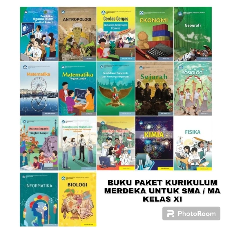 Jual Buku Paket Kurikulum Merdeka Untuk SMA / MA Kelas XI / 11 Edisi ...