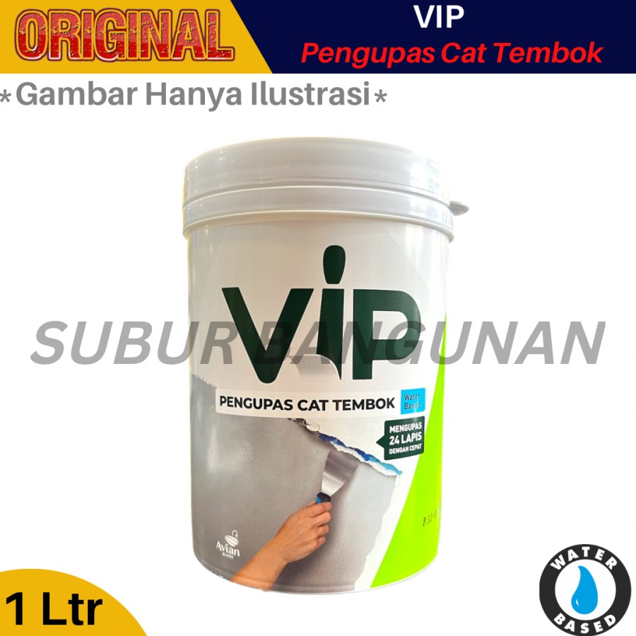 Jual Vip Pengupas Cat Tembok Waterbased Cairan Perontok Paint Remover 1