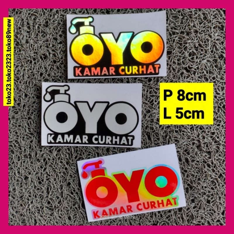Jual STIKER KATA KATA STICKER CUTTING MOTOR STIKER OYO | Shopee Indonesia
