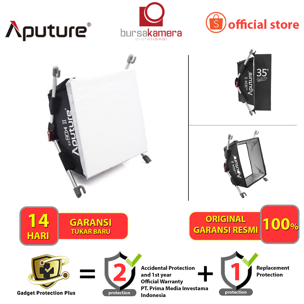 Aputure EZ Box Softbox Kit with Grid for Amaran HR672 AL-528