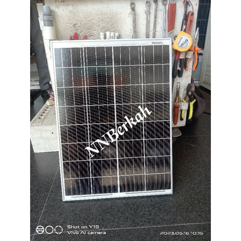 Jual Solar Panel 50Wp Mono Solar Cell Panel Surya Solar Pv | Shopee ...