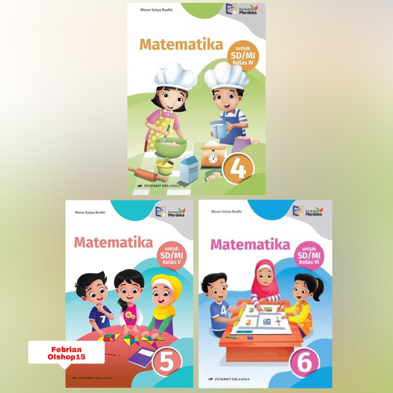 Jual Buku Matematika Sd Mi Kelas Kurikulum Merdeka Erlangga Shopee Indonesia