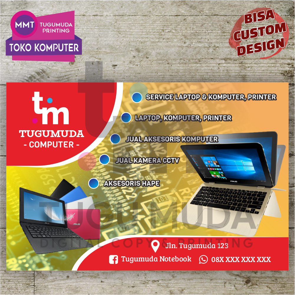 Jual Cetak Spanduk Banner Mmt Jual Laptop Printer Instalasi Komputer Pc Shopee Indonesia