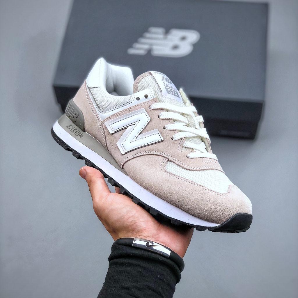 SEPATU NEW BALANCE 574 NIMBUS CLOUD GREY WHITE ML574EGW ORIGNAL BNIB