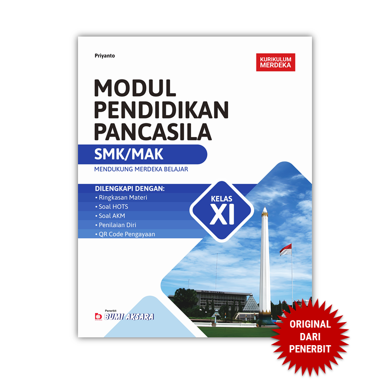 Jual Modul Pendidikan Pancasila Kelas XI SMK MAK Kurikulum Merdeka Bumi ...