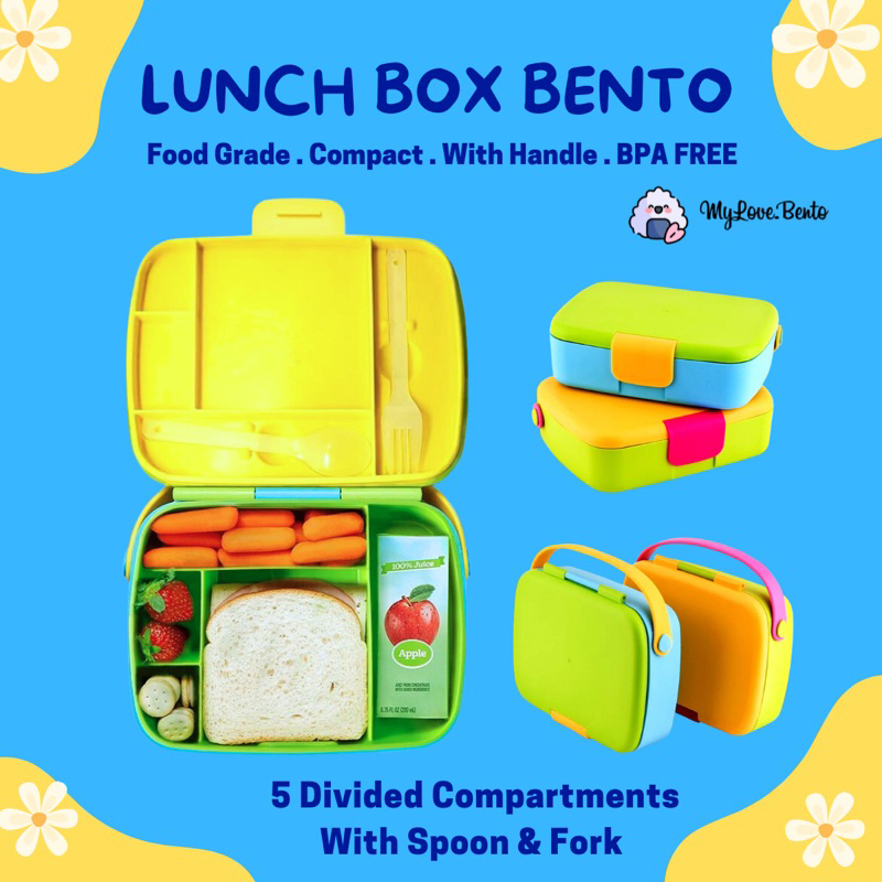 Jual Lunch Box Kotak Bekal Munchkin Bento Box Anti Tumpah Shopee