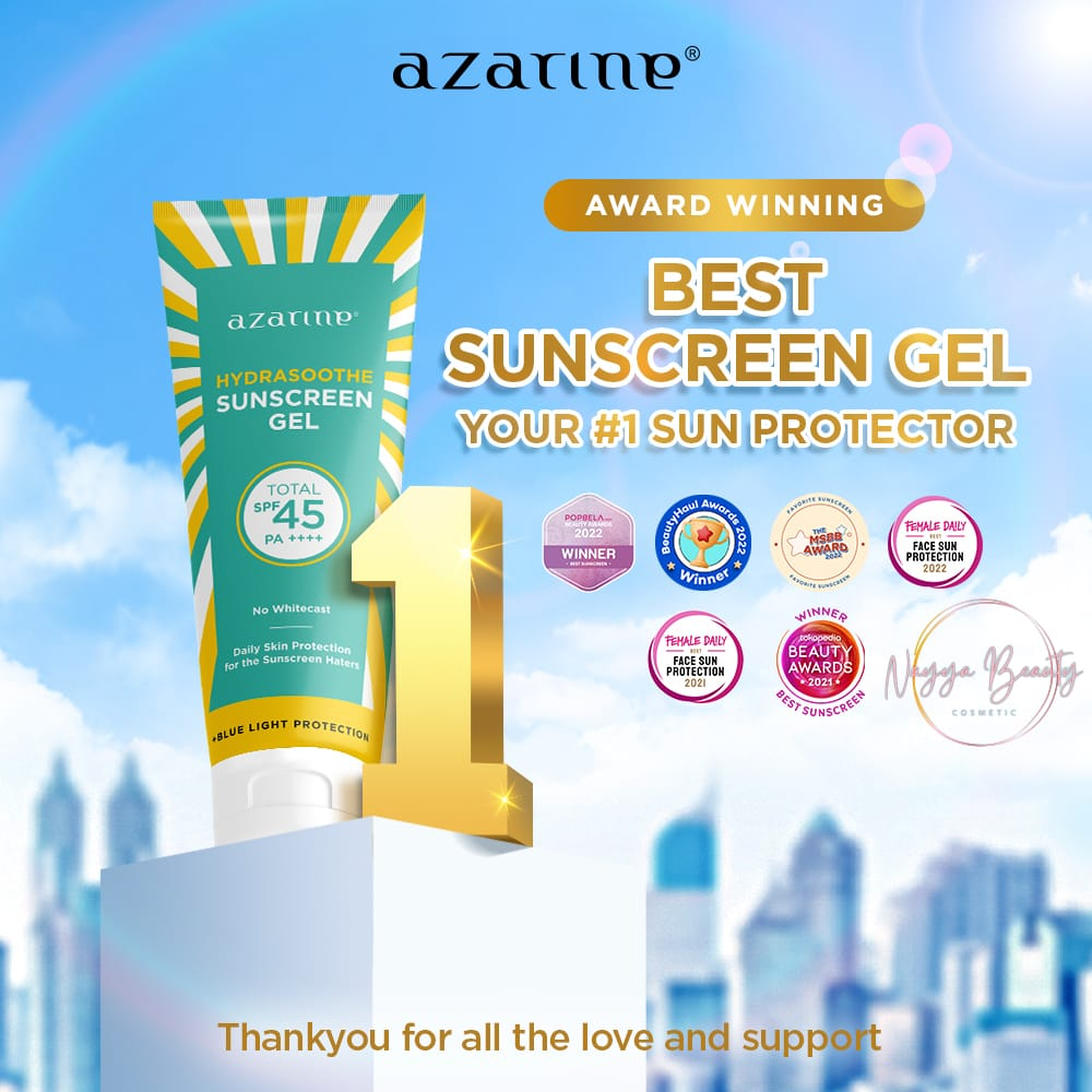 Azarine Hydrasoothe Sunscreen Gel SPF45 Cocok Untuk Kulit