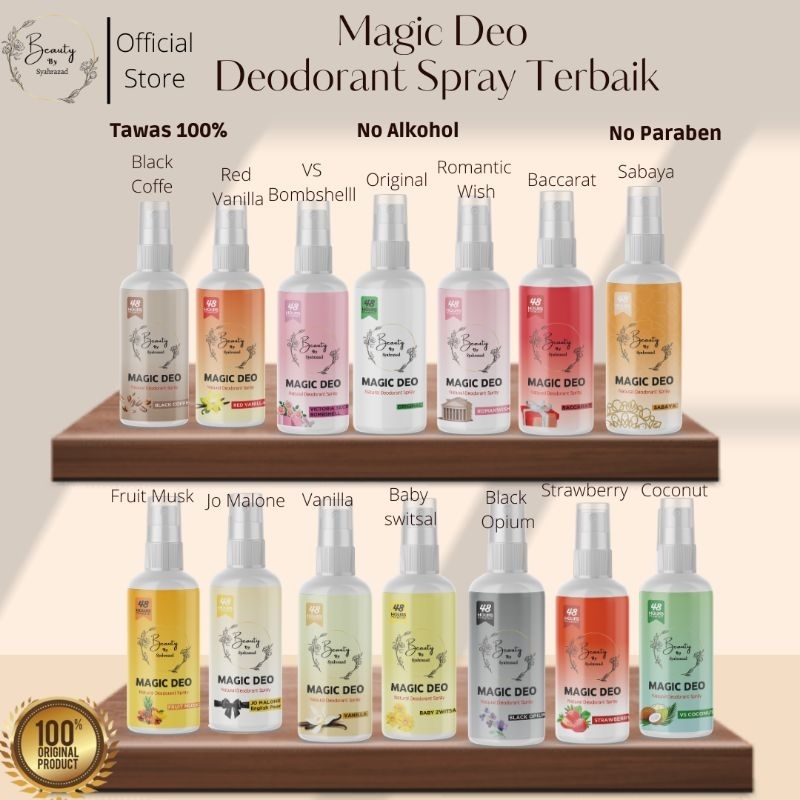 Jual Magic Deo Deodorant Spray Tawas [Proses BPOM] Shopee Indonesia