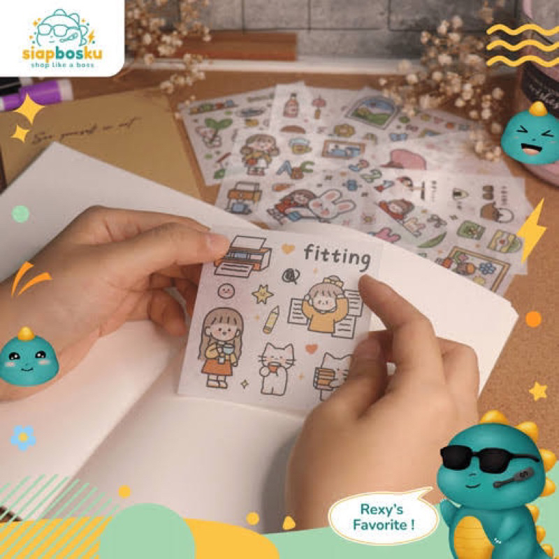 Jual STICKER AESTHETIC TEMPEL SEMUA TEMPAT ANTI AIR | Shopee Indonesia