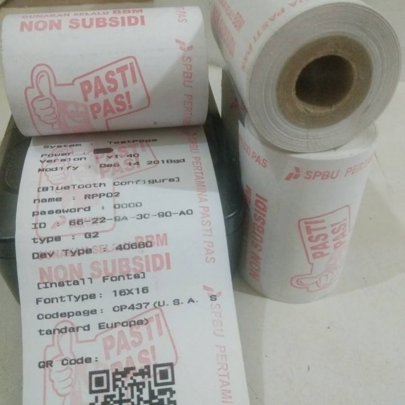 Jual Kertas Cetak Struk Thermal Custom Mm Shopee Indonesia