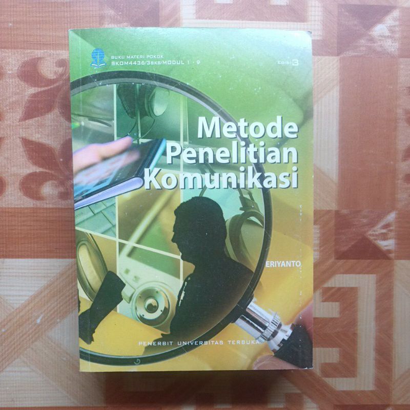 Jual ORIGINAL METODE PENELITIAN KOMUNIKASI EDISI 3 : UNIVERSITAS ...