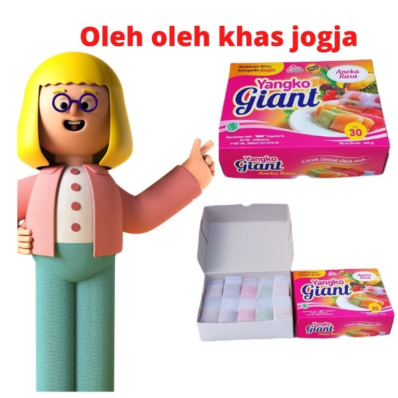 Jual Yangko Giant Asli Jogja Oleh Oleh Faforit Yangko Khas Kota Gede