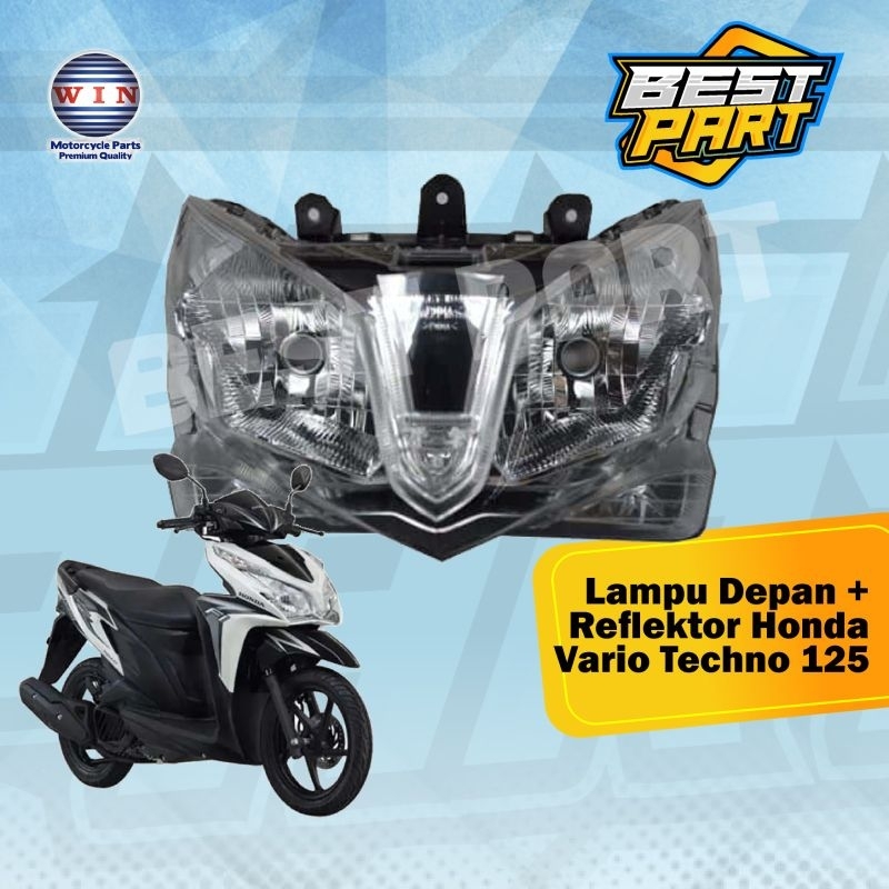 Jual Lampu Depan Reflektor Honda Vario Techno Shopee Indonesia