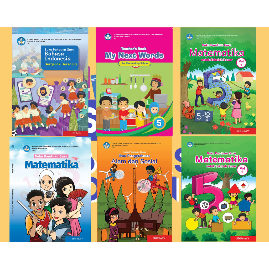 Jual Buku Guru Kelas 5 Sd Mi Kurikulum Merdeka Sekolah Penggerak 2021 Terbaru Kumer K21 Buku