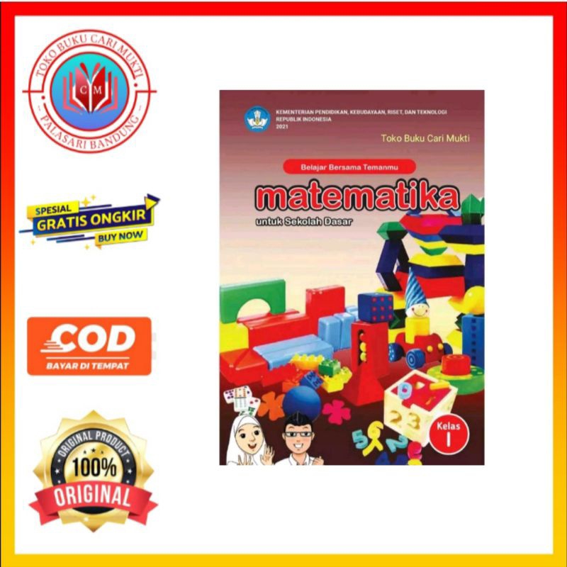 Jual BUKU MATEMATIKA UNTUK SD KELAS 1 KURIKULUM MERDEKA | Shopee Indonesia