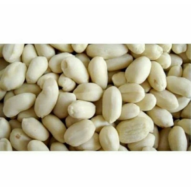 Jual Kacang Tanah Kupas Mentah 500gr 1 Kg Kacang Kupas Mentah 1 Kg