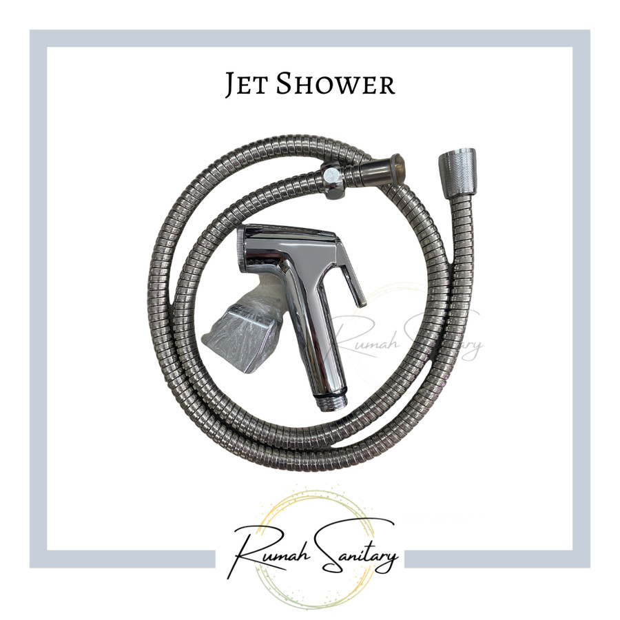 Jual JET SHOWER TOILET / JET WASHER MODEL TOTO WARNA CHROME / JETSHOWER