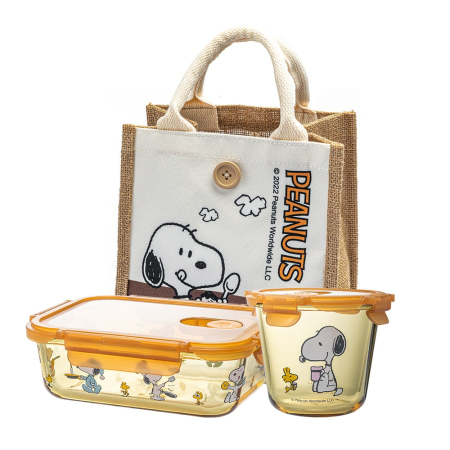 Jual Snoopy Lunch Box Set Kotak Bekal Shopee Indonesia