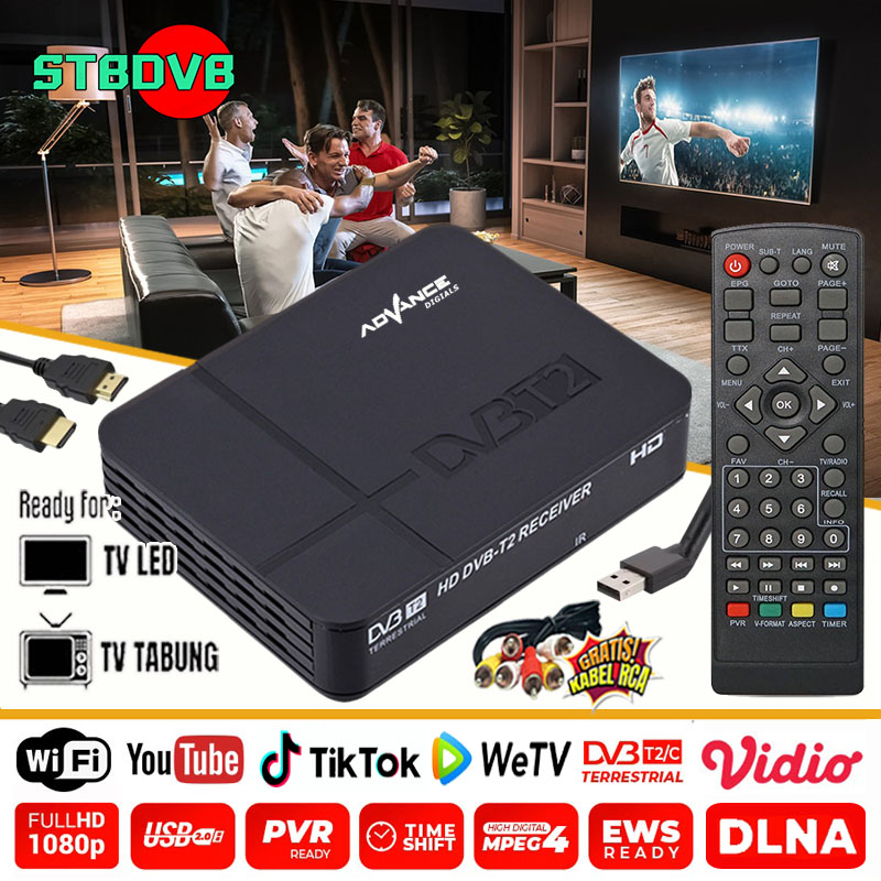 Jual set top box tv digital untuk semua tv tabung matrix DVD-T2 Riciver ...