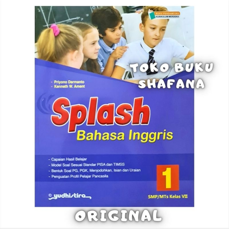 Jual Buku SPLASH Kelas 1 / 7 VII SMP/MTs Yudhistira Kurikulum Merdeka ...