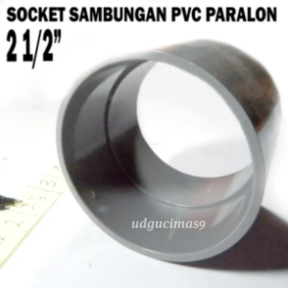 Jual SAMBUNGAN PIPA SOCKET 2,5 INCH / SOKET PVC 2 1\2 INCH / SAMBUNGAN ...