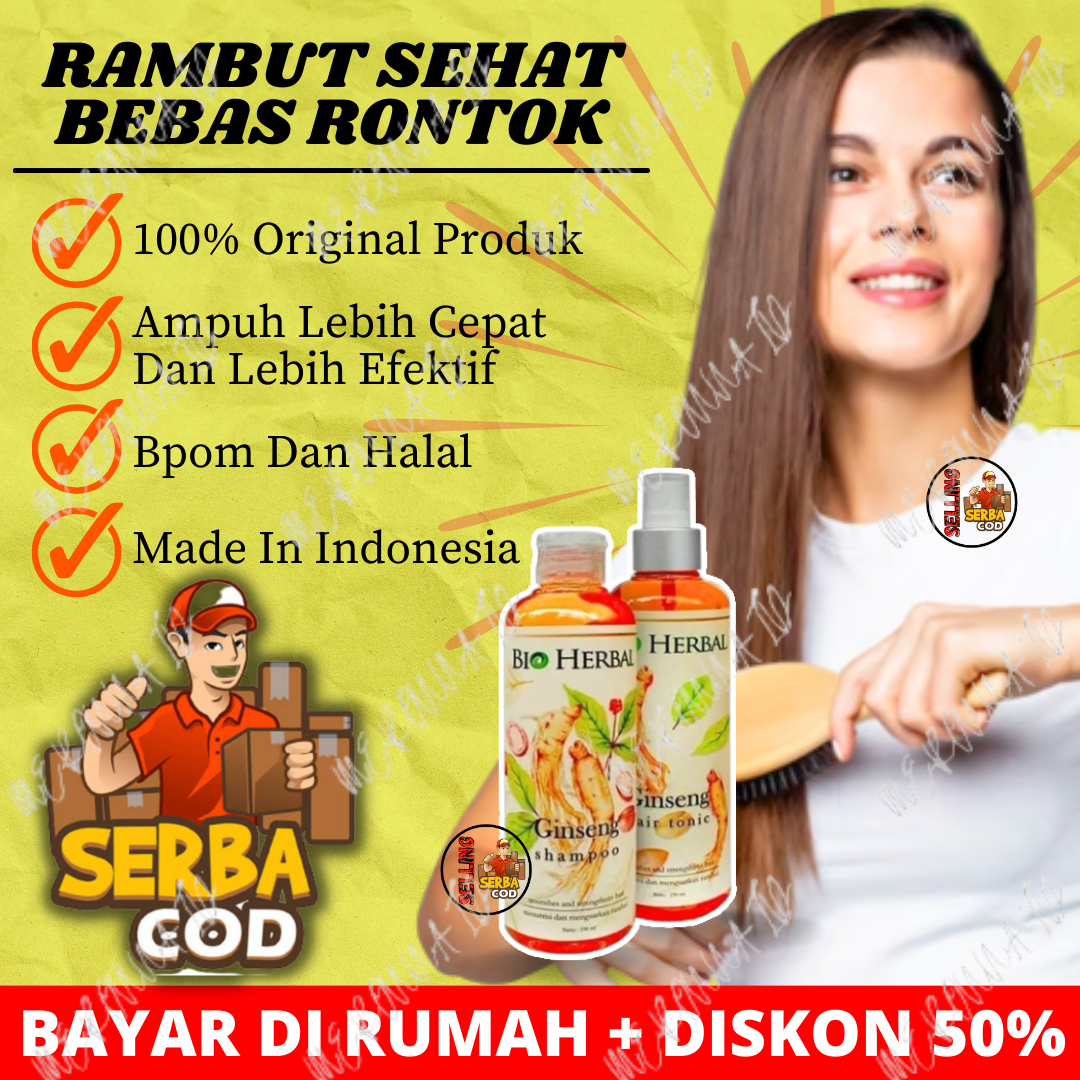 Jual PAKET 2 IN 1 RAMBUT RONTOK - PENUMBUH RAMBUT - PENGUAT RAMBUT ...