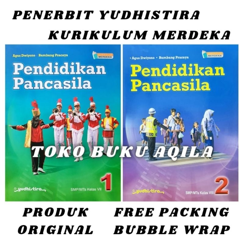 Jual Buku Pendidikan Pancasila Kelas 7 8 / 1 2 SMP Kurikulum Merdeka ...