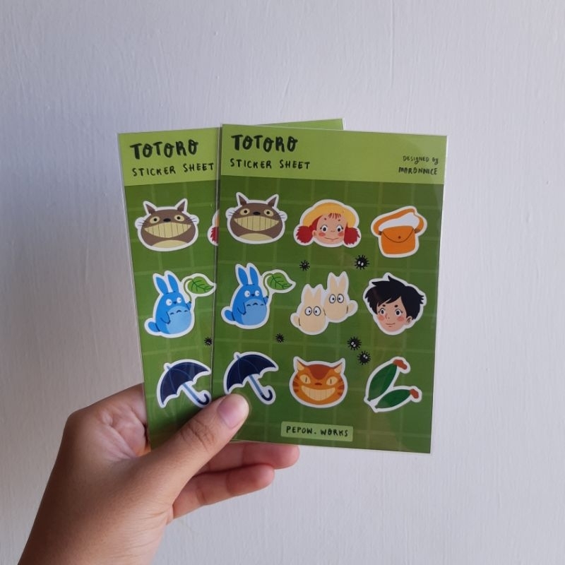 Jual Sticker Sheet - Totoro by pepow | Shopee Indonesia