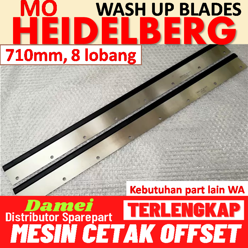 Jual Wash Up Blade Mesin Heidelberg Spare part Cetak Offset Print Rakel ...
