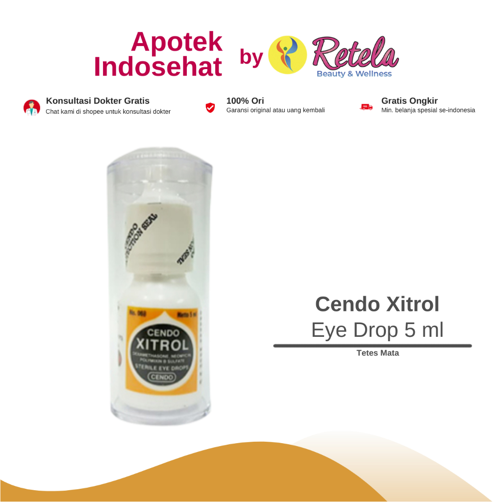 Jual CENDO XITROL TETES MATA 5ML | Shopee Indonesia