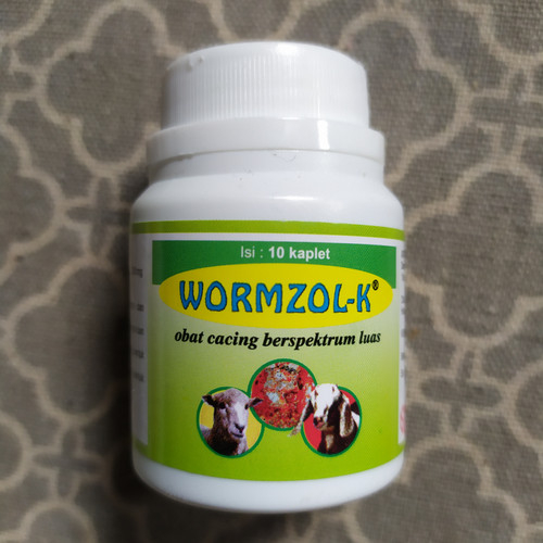 Jual Wormzol K Obat Cacing Kambing Domba Isi 10 Kaplet Berspektrum Luas ...