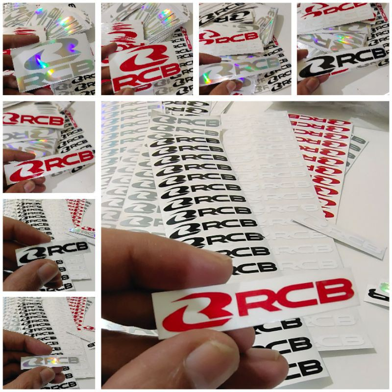 Jual Stiker Motor BRCB Logo Full Warna Hologram Stiker Body Motor Body ...