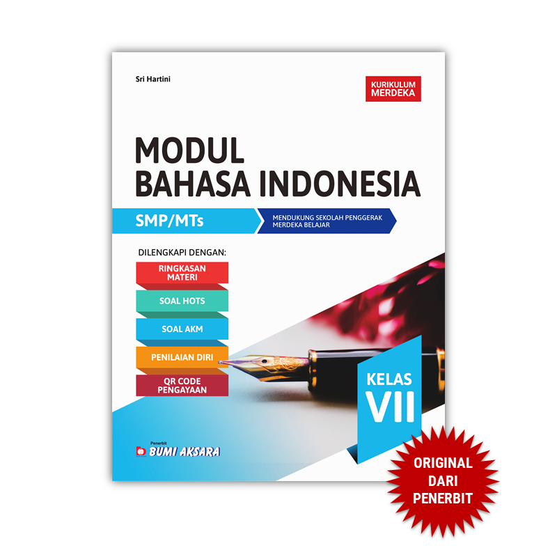 Jual Modul Bahasa Indonesia Kelas VII SMP MTs Kurikulum Merdeka Bumi ...