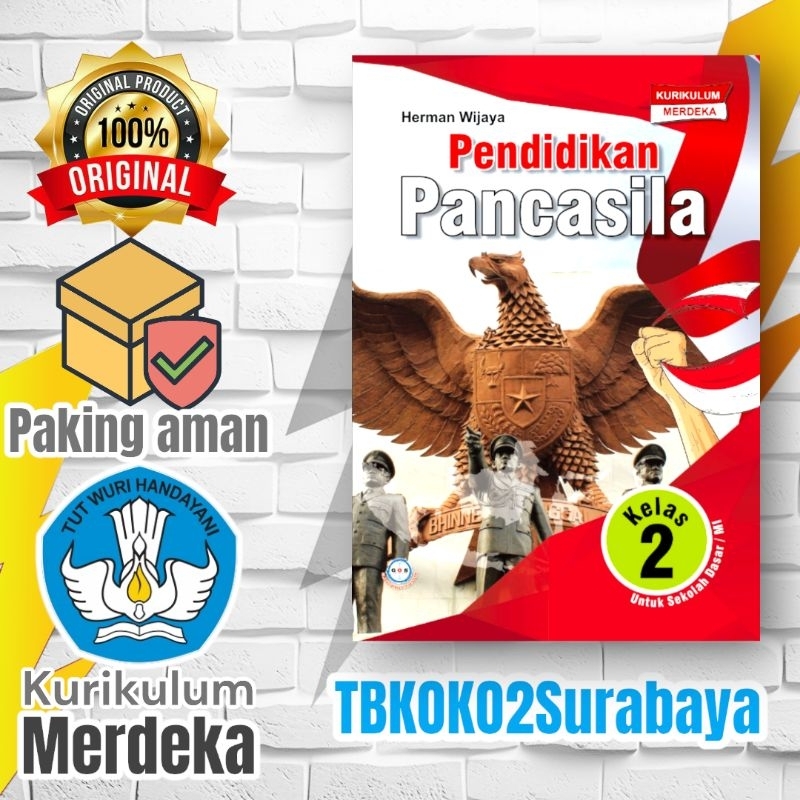 Jual BUKU PENDIDIKAN PANCASILA SD KELAS 2 KURIKULUM MERDEKA KURMER ...