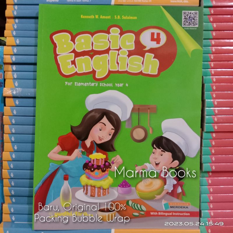 Jual Buku Basic English Kelas 4 SD Kurikulum Merdeka Yudhistira / Buku ...