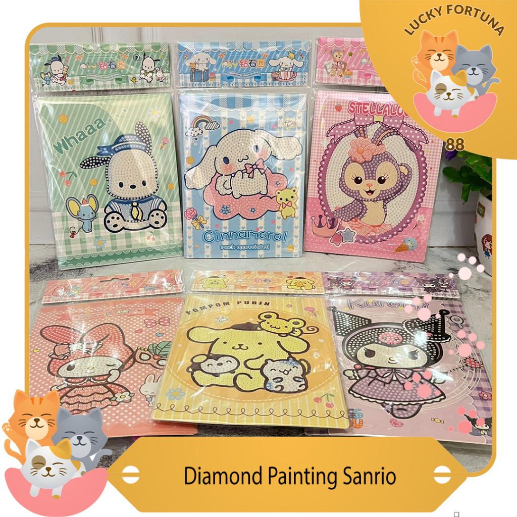 Jual Diamong Painting Sanrio My Melody Diamond Painting Hello Kitty Diamond  Painting Diy Sanrio Diamond Painting Diamond Painting Kit Sanrio Sanrio  Characters Diamond Painting