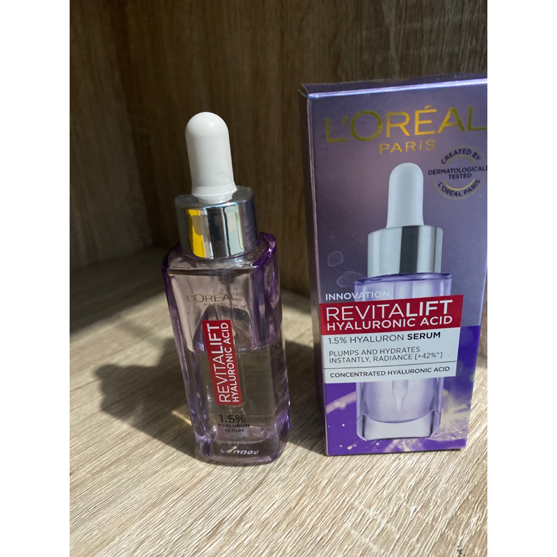 Jual Loreal Revitalift Hyaluronic Acid (Ploved) bonus facial wash