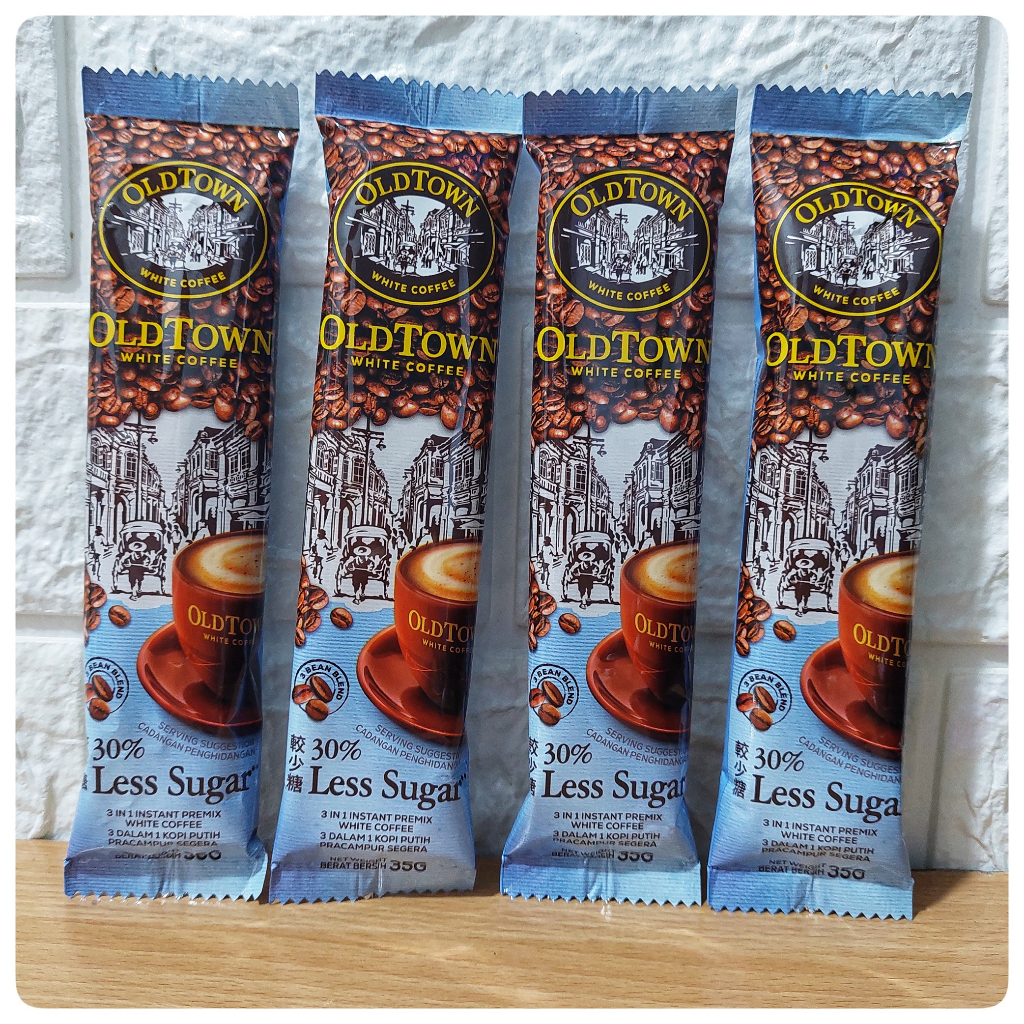 Jual OldTown White Coffee Less Sugar Sachet | Shopee Indonesia