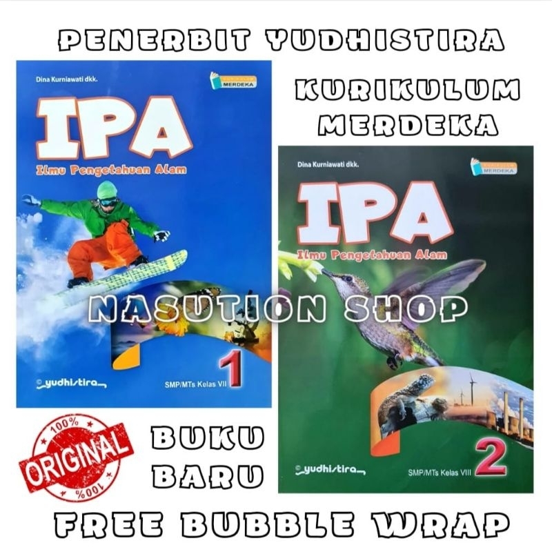 Jual Buku IPA Kelas 1 2 / 7 8 SMP/MTs Yudhistira Kurikulum Merdeka ...