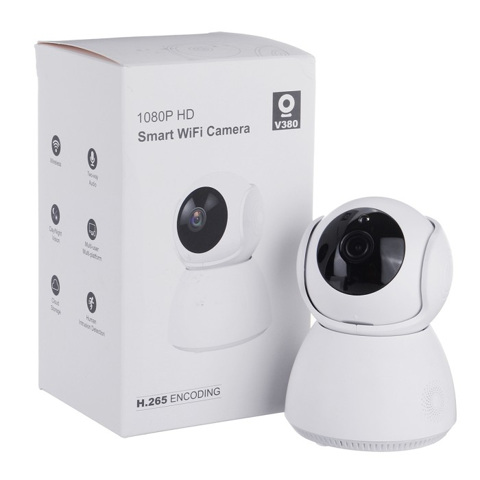 Jual CCTV IP Camera 1080P Snowman 2MP V380 Pro Cam Kamera Wireless Wifi ...
