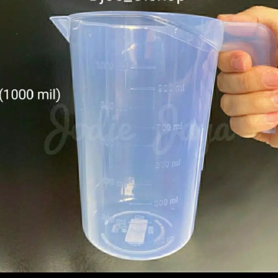Jual Gelas Ukur Takar Takaran Plastik 1 Liter Measuring Cup Literan 1000 Ml Shopee Indonesia 9873