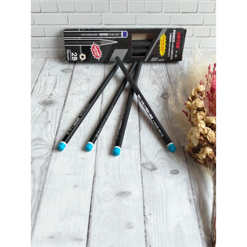 Jual Pensil Joyko 2B P-92 ( 1 box isi 12 pcs ) | Shopee Indonesia