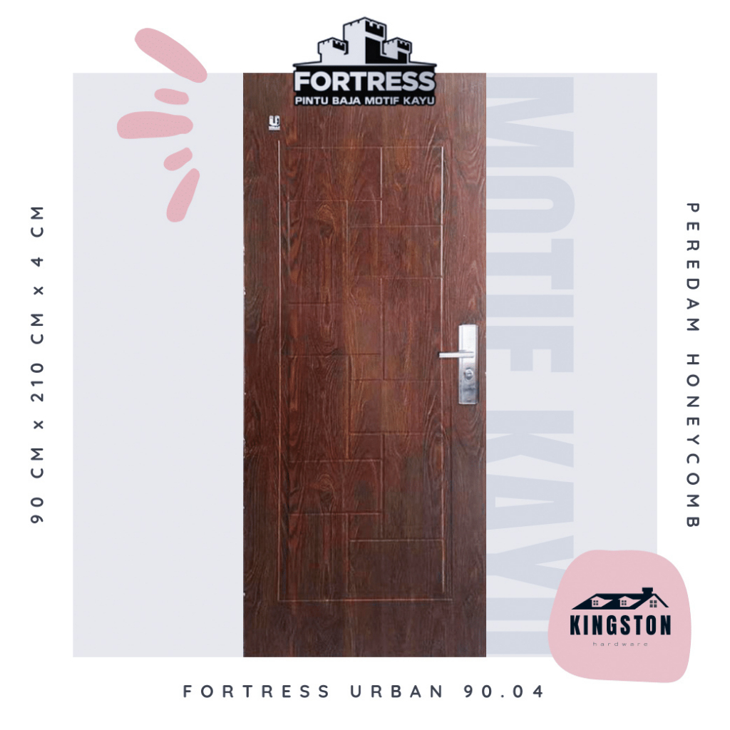 Jual Pintu Baja Fortress Urban 9004 Motif Kayu Pintu Utama 90 Cm Shopee Indonesia 6704