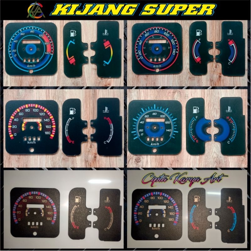 Jual speedometer kijang super papan panel spedometer variasi custom