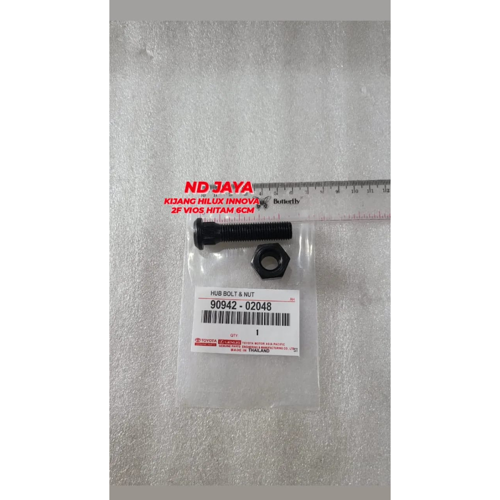 Jual Baut Roda Kijang Panjang/Innova Hub Bolt Long Kijang | Shopee ...