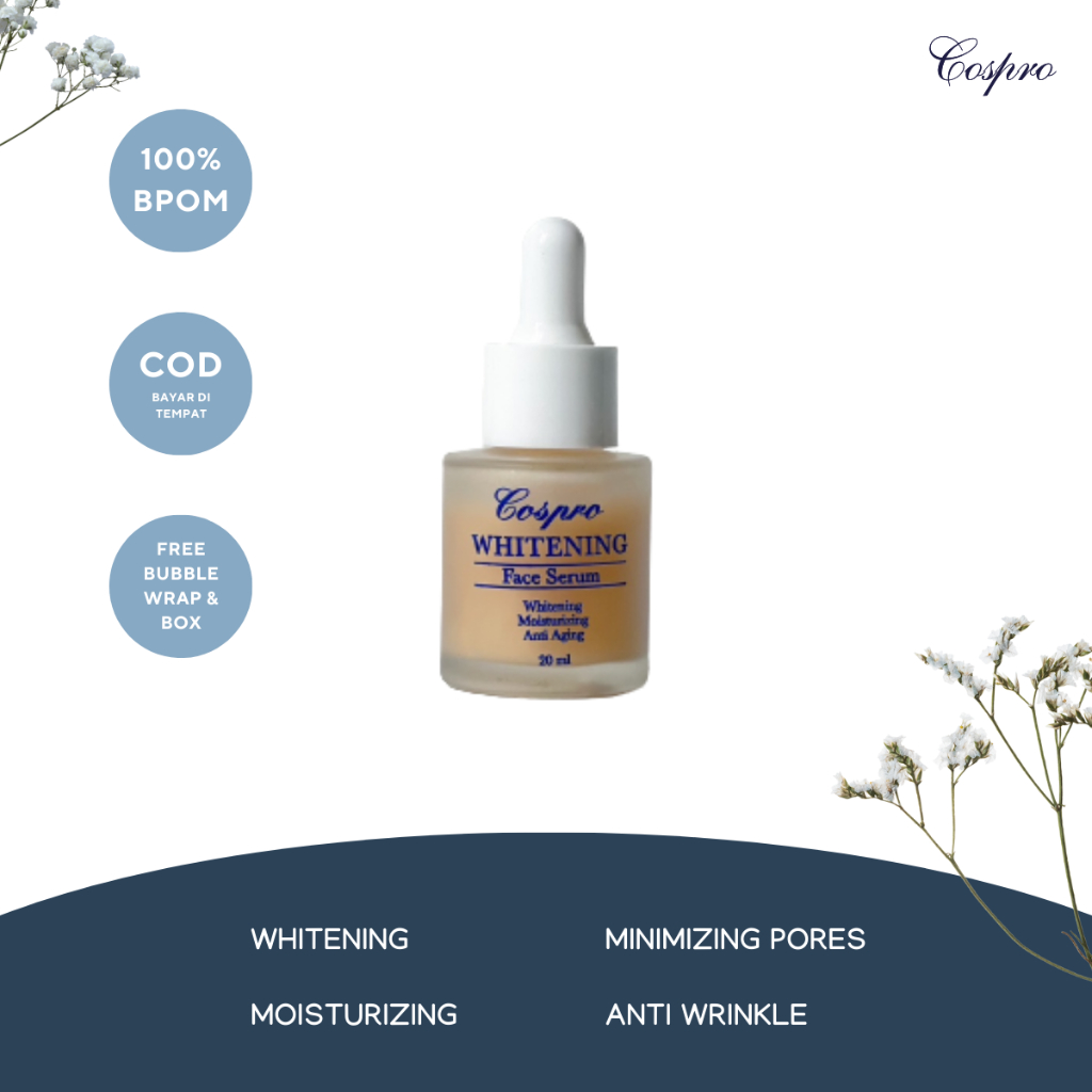 Jual Cospro Whitening Face Serum 20ml | Shopee Indonesia