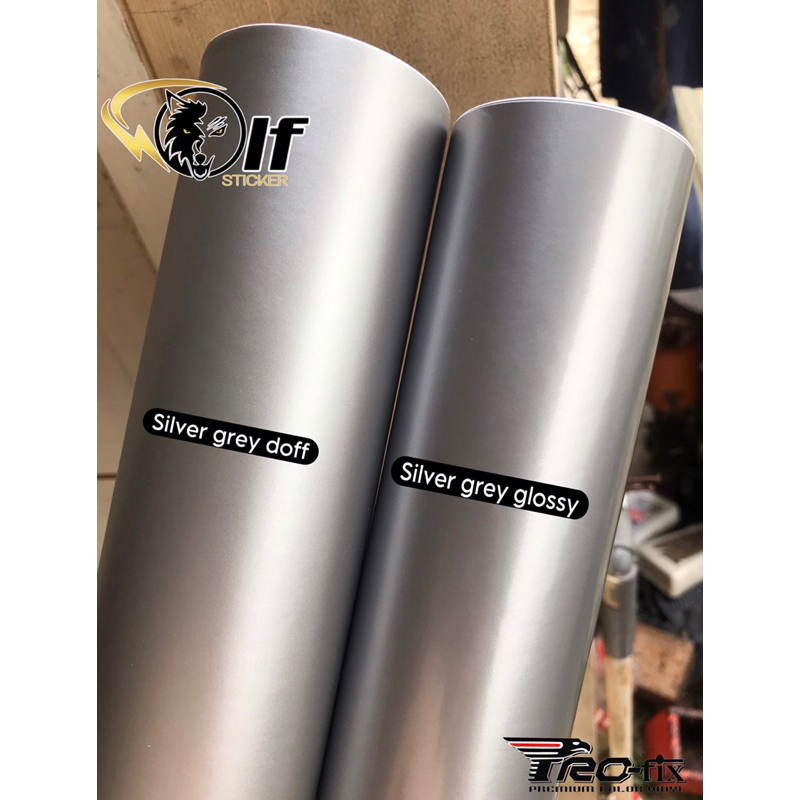 Jual Sticker Skotlet Silver Grey Dop Silver Grey Glossy Scotlite Profix