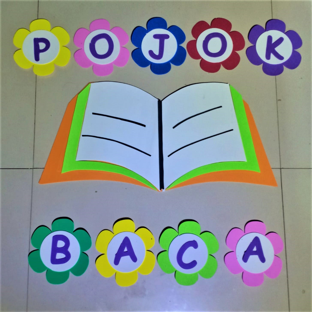 Jual Hiasan Dinding Pojok Baca / Sudut Baca / Ruang Baca / Kelas PAUD